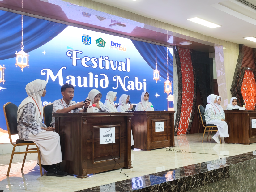 LAZ BMBU Gelar Festival Maulid Nabi, Puluhan Pelajar se-Bontang Adu Wawasan dan Seni Islami