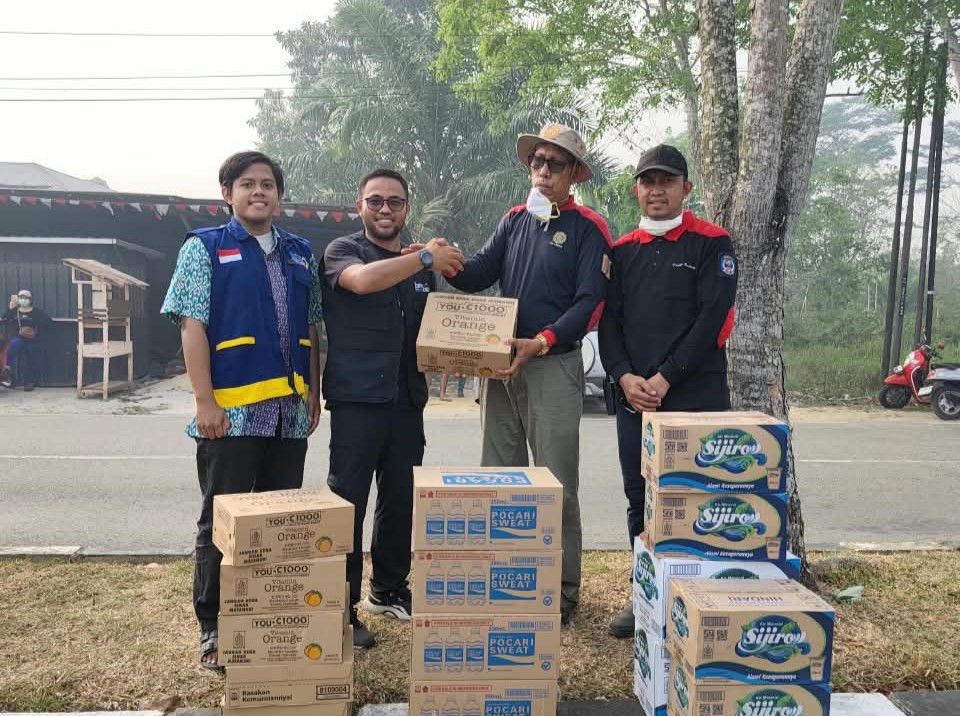 Siaga Karhutla: BMBU Salurkan Bantuan Logistik untuk Tim Pemadam Kota Bontang